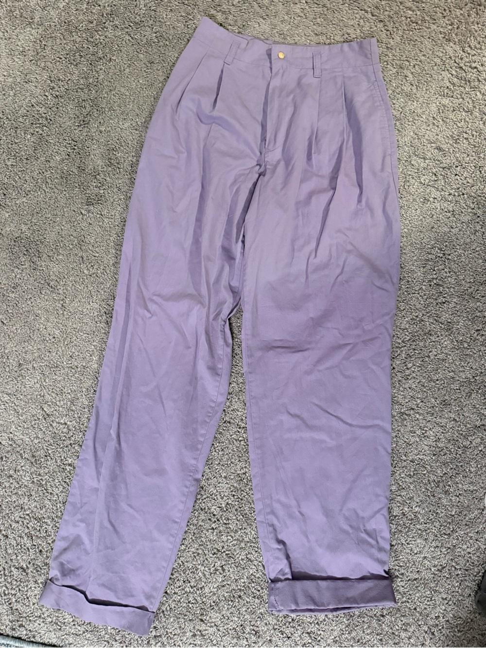 Vintage 90’s Ralph Lauren Lavender Pleated Chino Pants Men or Women’s size 10